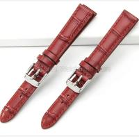 ราคา น้ําหนักเบาระบายอากาศได้ดี ใส่สบาย ​​สายคล้องสุภาพสตรี​​ 14 มม.สําหรับ Casio Red Edition LTP-1208 Series สายนาฬิกาหนังแท้ (43818370221)