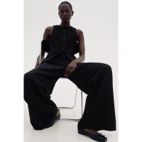 ราคา H&M(เอชแอนด์เอ็ม) เสื้อกั๊กสูทแบบยาว ผู้หญิง 1264279_1 (28726628847)