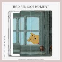 ราคา เคส ลายการ์ตูนหมีพูห์ พร้อมช่องใส่ปากกา สําหรับ ipad mini 1 2 3 4 5 6 10.2 gen 7 8 9 ipad air 1 2 3 4 5 ipad pro11 2022 2021 2022 gen10 air7 gen11 mini7 (20694889045)