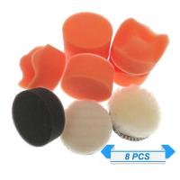 ราคา 9Pcs 2 Inch Buffing Polishing Pad Kit Car Sponge Buff Pad Grip Wool Pad For Buffer Polisher Drill Adapter Sanding Waxing (27073088446)