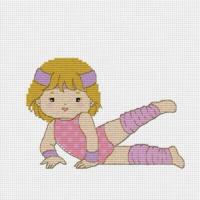 ราคา Pinn Shop ชุดปักครอสติช : แอโรบิคนอนยกเท้า (52804191270)