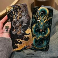 ราคา ปลอก Infinix Note 12 Pro - Infinix Note 12 2023 Softcase ยืดหยุ่น Procamera Modern Dragon Motif (56105444261)