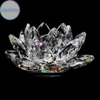 ราคา LightSky 60 มม. หัตถกรรมแก้วคริสตัล Lotus, สไตล์ Fengshui สำหรับการตกแต่งบ้านและเป็นของขวัญพิเศษ (52650522078)