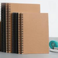 ราคา สมุดโน๊ตสันห่วงปกดำ/น้ำตาล ขนาด B5 A5 มีเส้น #W-0017 (25682176213)