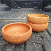 ราคา ได้ 1 ใบ อ่างดินเผา ถ้วยดินเผา ขนาด 6 นิ้ว ใส่อาหาร น้ำ ให้สัตว์เลี้ยงได้ (21588923487)