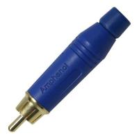 ราคา Amphenol ACPR Blue Color ปลั๊กแจ็ค RCA แอมฟินอล คอนเนคเตอร์ หัว RCA ตัวผู้ ชุบทอง Audio Plug Audio Connector (43207405996)
