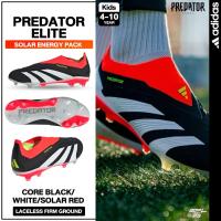 ราคา Adidas อาดิดาส รองเท้าฟุตบอล รองเท้าสตั๊ด สำหรับเด็ก KD Predator Elite Laceless Firm Ground IG7753 (4800) (26080745152)