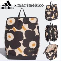 ราคา Adidas ของแท้ 100% TRAINING Marimekko Unikko Allover-Print Backpack ผู้หญิง สีดำ GU0992 (11095884971)