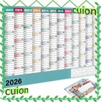 ราคา CUION1413 ปฏิทินประจําวันรายปี, นักวางแผนรายปีทํารายการกําหนดปฏิทินติดผนังขนาดใหญ่, Creative 2026 Agenda Organizer 365 วันแผ่นวางแผน Home Office (51802927481)