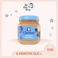 ราคา BB King Kong Gerber Banana Blueberry Jar 113g/Baby Food/Puree/ 6 months+ (48354057955)