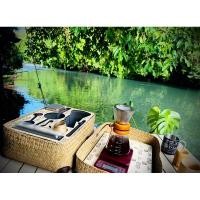 ราคา ชุดดริปกาแฟ กระเป๋ากระจูด Krajood Bag Coffee Drip Set (สีธรรมชาติ) K-1 (27269486872)