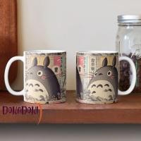 ราคา My Neighbor Totoro Tonari no Totoro Studio Ghibli Vintage Japanese Retro Charm แก้วกาแฟเซรามิค (48503966956)
