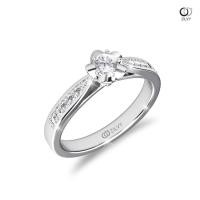 ราคา Zilvy - แหวนหญิงเพชรน้ำร้อย 0.20 กะรัต ตัวเรือน White Gold (GR875) (4569571292)