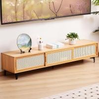 ราคา ตู้ทีวี TV cabinet 65/55นิ้ว ชั้นวางทีวีไม้ 160cm การออกแบบประตูบานเลื่อน กันน้ำและกันความชื้น (24209542911)