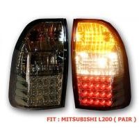 ราคา ไฟท้าย LED MITSUBISHI สตราด้า ไฟท้ายแต่ง STRADA L200 ปี 1995 - 2003 พร้อมชุดสายไฟ+หลอดไฟ สี SMOKE 1 ชุด (15616299279)