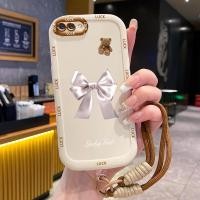 ราคา เคสสำหรับ OPPO A5 A3s A12E Realme C1 เคสโทรศัพท์กุทัณฑ์หมีสายคล้องซิลิโคนกันกระแทก (40474703067)