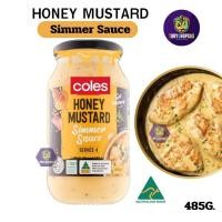 ราคา Coles โคลส์ Simmer Sauce Honey & Mustard Cooking Sauce 485g ซอสมัสตาร์ดผสมน้ำผึ้ง ซัมเมอร์ ซอส ฮันนี่ 485 กรัม (26366038796)