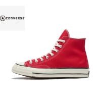 ราคา ♞,♘Converse 1970s Chuck Taylor all star wear-resistant and anti slip high top canvas shoes red 1649 (43265454899)