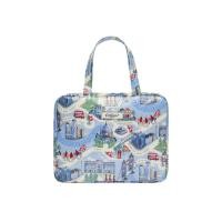 ราคา Cath Kidston Female Two Part Wash Bag with Handles London Town Blue (44804523694)