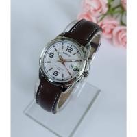 ราคา นาฬิกา Casio แท้ รุ่น LTP-1314L-7A นาฬิกาข้อมือผู้หญิง สายหนังแท้สีน้ำตาล หน้าปัดขาว - ของแท้ 100% รับประกันสินค้า1ปี (11646666476)
