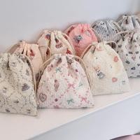 ราคา ✅พร้อมส่ง✅กระเป๋าเครื่องสำอาง ถุงผ้าสไตล์เกาหลีเกาใจ ลายการ์ตูนน่ารักๆ ขนาด14*16ซม. (40955274744)