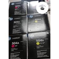 ราคา HP 504A CE250A Black ตลับหมึกโทนเนอร์ สีดำ สีชมพู สีม่วงแดง ของแท้ (44224199971)