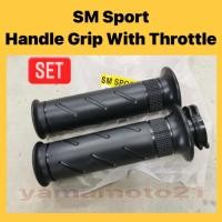 ราคา BENELLI SM SPORT 110R 110 R TROTTLE GRIP SET HANDLE GRIP + THROTTLE GRIP TANGAN MINYAK THROTLE SET SM SPORT 110R 110 R (44378491625)
