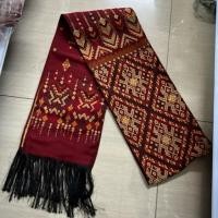 ราคา สไบแพรวาภูไท สไบแพรวาเนื้อผ้าฝ้าย หน้าแคบ ยาว2เมตร เข้าใหม่ (28067980879)