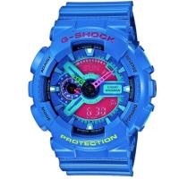 ราคา Casio G-Shock นาฬิกาข้อมือผู้ชาย สายเรซิ่น รุ่น GA-110HC-2A - สีน้ำเงิน (283187256)