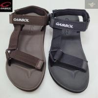 ราคา GAMBOL แกมโบล รองเท้าแตะ รัดส้น ผู้ชาย รุ่น GM15017 สีดำ/สีน้ำตาล Size 40-44 (16595215302)