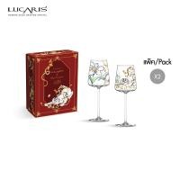 ราคา LUCARIS Golden Horizon ชุดของขวัญแก้วไวน์ Muse Chardonnay Opal Tiger and Iris 405ml (Pack 2) (43073205485)