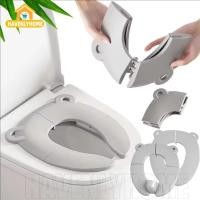 ราคา [H&L]ที่นั่งชักโครกพับได้สําหรับเด็กพร้อมหูหมี | เทรนเนอร์ไม่เต็มเต็งแบบพกพาสําหรับเดินทาง, Universal Fit สําหรับโถสุขภัณฑ์รูปตัว O/V/U, กระเป๋าเก็บของรวม, อายุ 3-6 (44804936359)