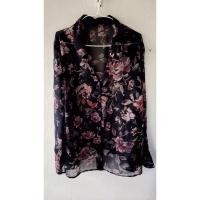 ราคา เสื้อเชิ้ตแขนยาว ซีทรู ลายดอก (27862806955)