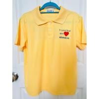 ราคา เสื้อโปโลคอปกแขนสั้น สีเหลือง เสื้อเหลือง อก 38 นิ้ว (มือสอง) (24533556412)