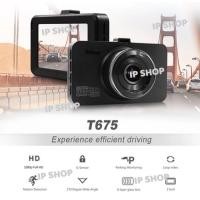 ราคา IP SHOP กล้องติดรถยนต์ Dash Cam FULL HD1080P หน้าจอ 3 นิ้ว รุ่น T675 ชัดสุดสุด!!! (22821432177)