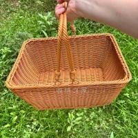 ราคา [1109คอลเลกชันคน]หวายเทียมทอไข่ปิกนิกตะกร้าช้อปปิ้งตะกร้าเสื้อผ้ากลางแจ้งตะกร้าเสื้อผ้าสกปรกตะกร้าช้อปปิ้งตะกร้าสตรอเบอร์รี่ตะกร้าเก็บ 6คิวซีพี (54304962986)