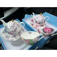 ราคา WEDGWOOD Advanced Bone Porcelain Mother Teapot Set Butterfly Love Flower and Cuckoo Series Teapot Teacup Set (41154300052)