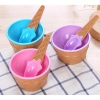 ราคา ถ้วยใส่ไอติม ถ้วยใส่ไอศกรีม พร้อมช้อน (5053608152)