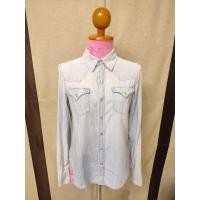 ราคา Ralph Lauren​ Brand_2nd hand เสื้อเชิ้ตแขนยาวเดนืม วัสดุผ้าฝ้าย​ ​%/ Size 4/ Made in China​ ​/ แท้มือสองกระสอบนำเข้า​ (24261195166)