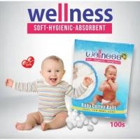 ราคา WELLNESS COTTON BALL CONTENTTS 100 / ผ้าฝ้ายกลม / WELLNESS (25493571471)