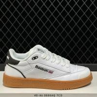 ราคา Reebok Mens CLUB C BULC Classic American Retro Texture Bread Shoes รองเท้าผ้าใบ (44603611013)
