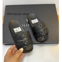 ราคา GU.CCI รองเท้าแตะเด็กสายหนัง นุ่ม สบาย (42618550887)