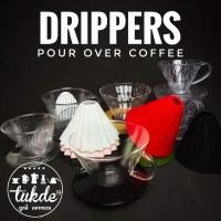 ราคา ดริปเปอร์​กาแฟ​ แก้ว กาแฟดริป​ กรองกาแฟ​ แก้ว​ สแตนเลส​ พลาสติก​ Dripper stainless plastic silicone ceramic (22926415089)