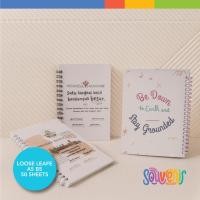 ราคา CUSTOM ใบหลวมขนาด A5 & B5 | เครื่องผูก เติมเงิน + แหวน / เกลียว | 1 ห่อ บรรจุ 50 แผ่น (46655023412)