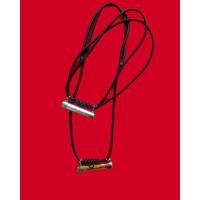 ราคา สร้อยพระ. สร้อยคอ สร้อยห้อยตะกรุดเชือกร่มพร้อมตะกรุดเชือกร่มสายปรับเองได้ใส่เพื่อเสริมสิริมงคล(สีดำ) (15110626907)