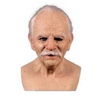 ราคา หน้ากาก.latex สำหรับคอสเพลย์ ออกแบบมาเหมือนใบหน้าของผู้ชายแก่ สร้างความน่ากลัวอย่างสมจริง เหมาะสำหรับผู้ใหญ่ (57651779764)