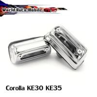 ราคา ชุดไฟส่องป้ายทะเบียน 2 ชิ้น ซ้าย+ขวา สีชุป โครเมี่ยม Toyota Toyota Corolla KE30 KE35 ปี1974 - 1981 (9923268908)