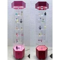ราคา ตู้โชว์หมุนหกเหลี่ยมแบบ 6 ชั้น​ มีไฟ​ LED​ 4 ดวง รุ่น VKG92 (380205560)