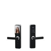 ราคา สมาร์ทล็อกประตูไม้ พร้อมตาแมว ล็อกดิจิตอล รหัสผ่าน ลายนิ้วมือ สำหรับห้องนอน-ออฟฟิศ ประตูภายในบ้าน (52202370805)