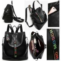 ราคา Moschino Fashion กระเป๋าเป้นําเข้า YID10238 Yb163 (5582717334)